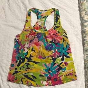 TRina Turk Silk Hand wash tank size L